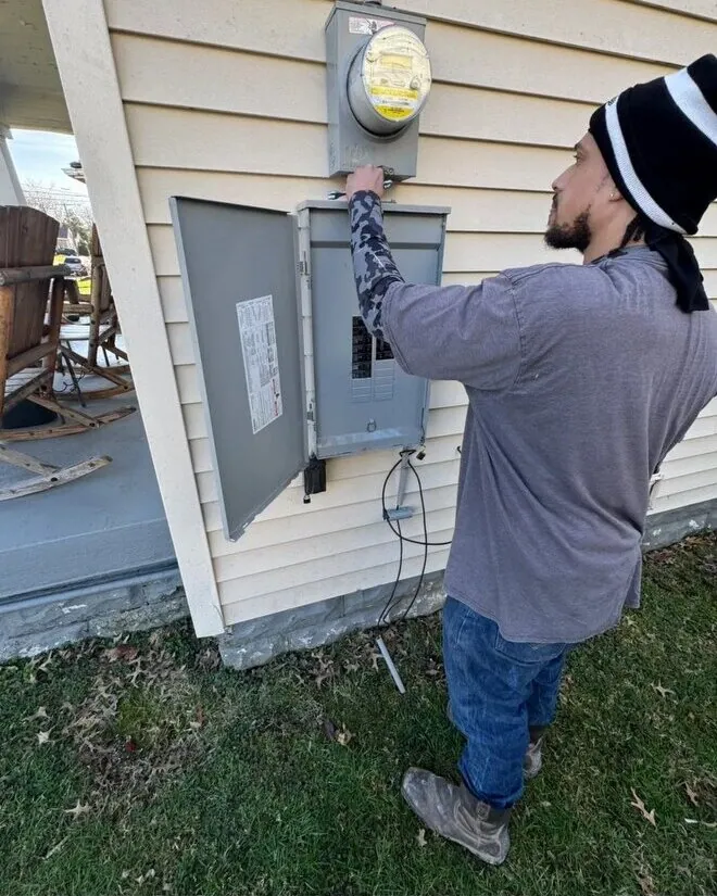 Electrical meter and panel service